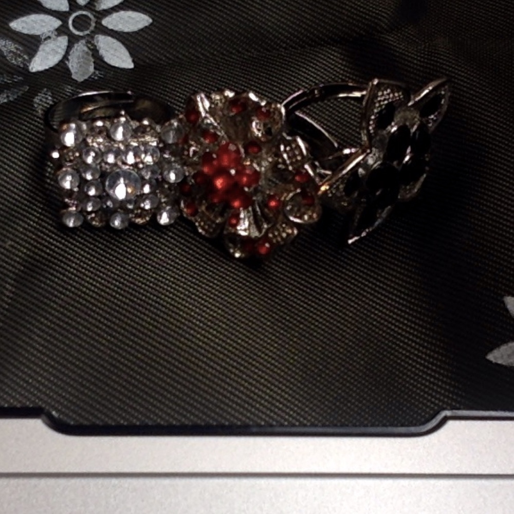 Three Vintage Adjustable Rings